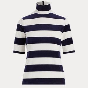 Ralph Lauren - Striped Turtleneck Top